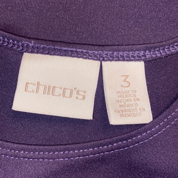 Chico's Tops - Chico’s Plum Tank - 16 (Chico’s size 3)